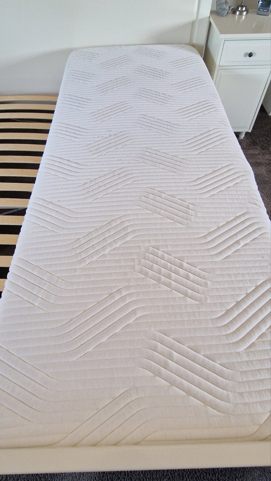 Tempur matras 80x 200 cm, Ophalen, Eenpersoons, Zo goed als nieuw, 80 cm