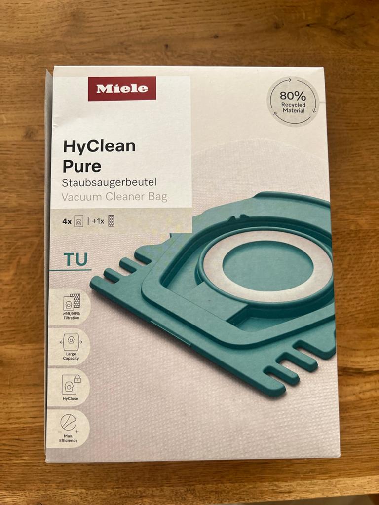 Miele HyClean Pure TU stofzuigerzakken (4+1), Inclusief accessoires, Nieuw, Miele, Ophalen