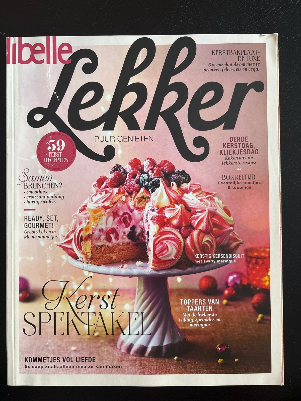 Libelle Lekker Kerstmis Kookboek - Feestelijke Recepten, Ophalen of Verzenden, Zo goed als nieuw, Overige gebieden, Voorgerechten en Soepen