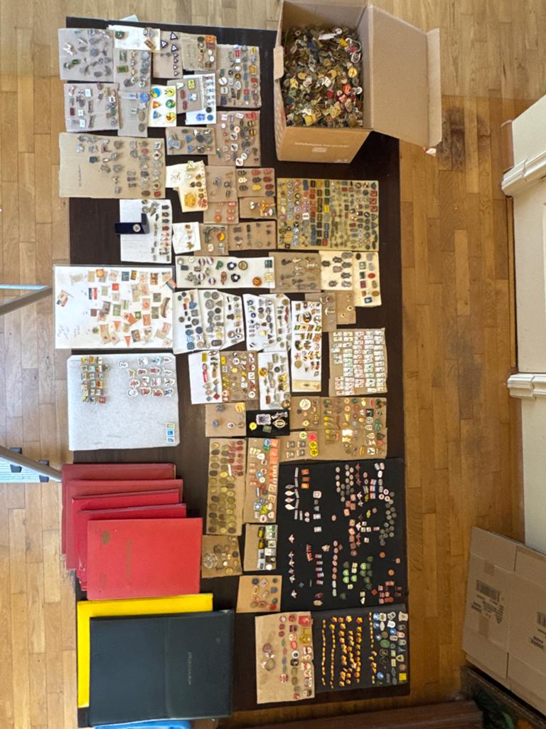 Grote levenslange collectie van speltjes en pins, Verzamelen, Ophalen of Verzenden, Gebruikt, Overige onderwerpen, Speldje of Pin