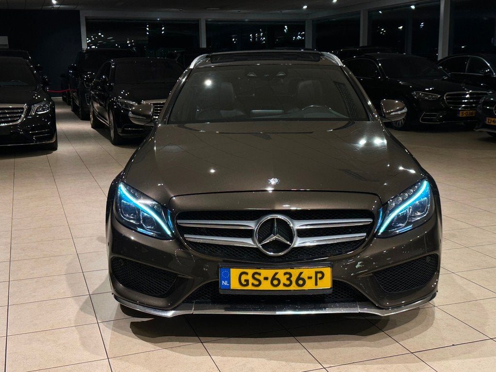 Mercedes-Benz C-klasse Estate C250 CDI Prestige AMG-PAKKET|P, Achterwielaandrijving, 4 cilinders, Bruin, Leder