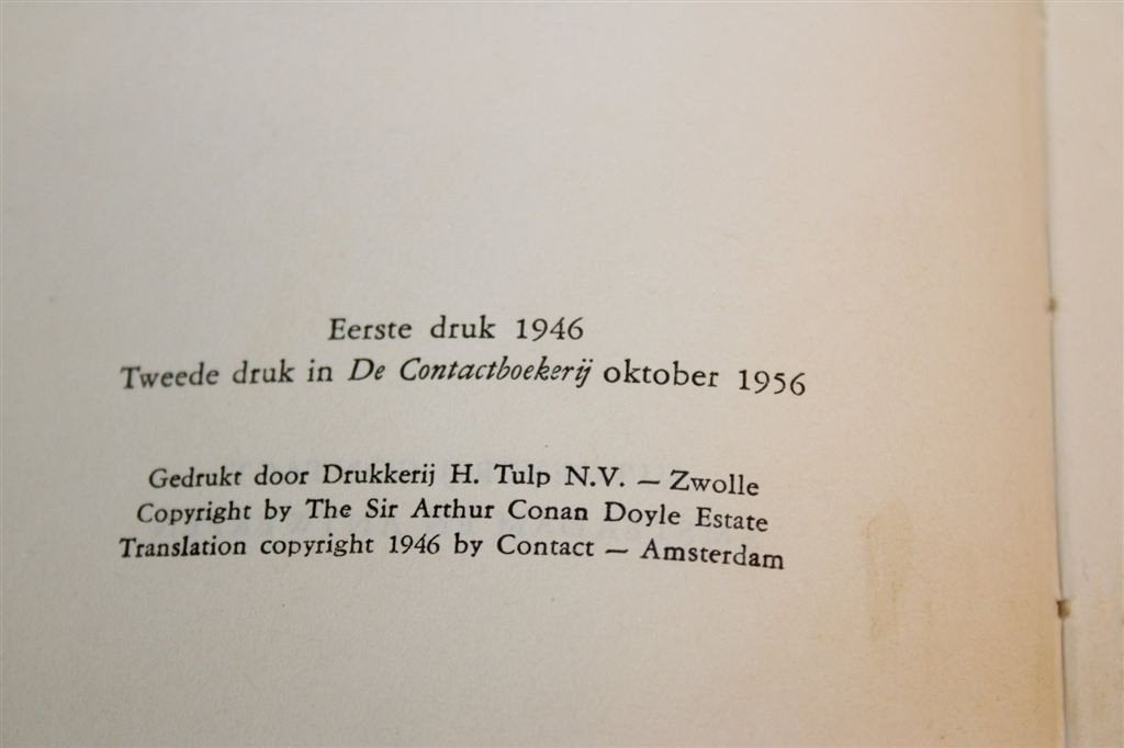 Avonturen van Sherlock Holmes — Vestdijk, 1956, Boeken, Ophalen of Verzenden, Gelezen