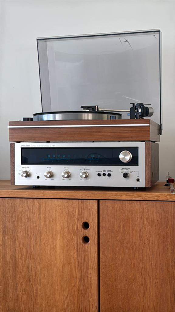 Thorens TD165 met receiver Pioneer SX-424, Ophalen, Gebruikt, Platenspeler, Thorens
