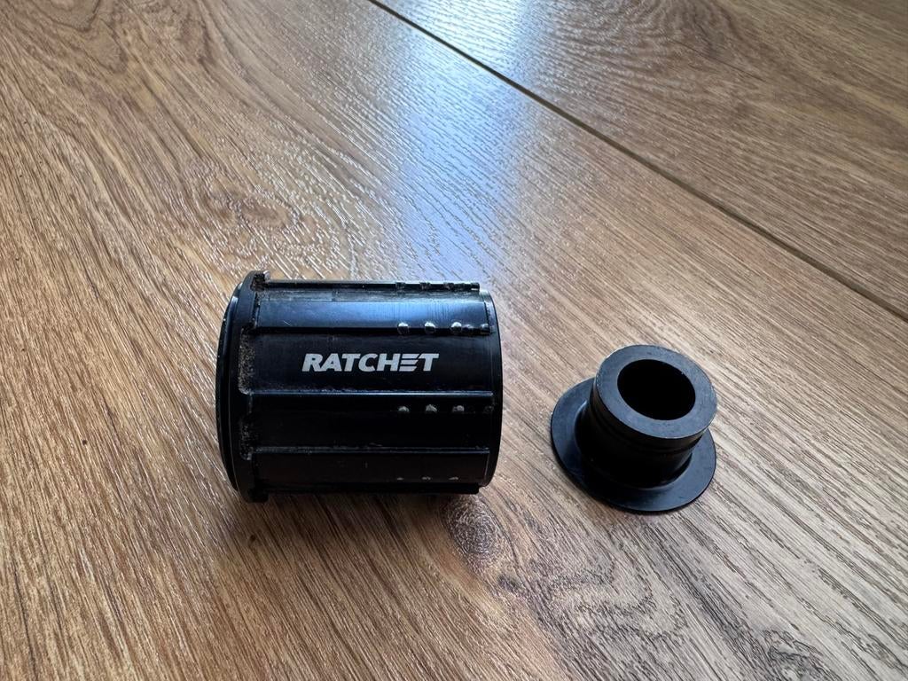 DT Swiss Ratchet 11 speed vrijloopnaaf voor XT, XTR body, Gebruikt, Overige typen, Ophalen of Verzenden, Aluminium