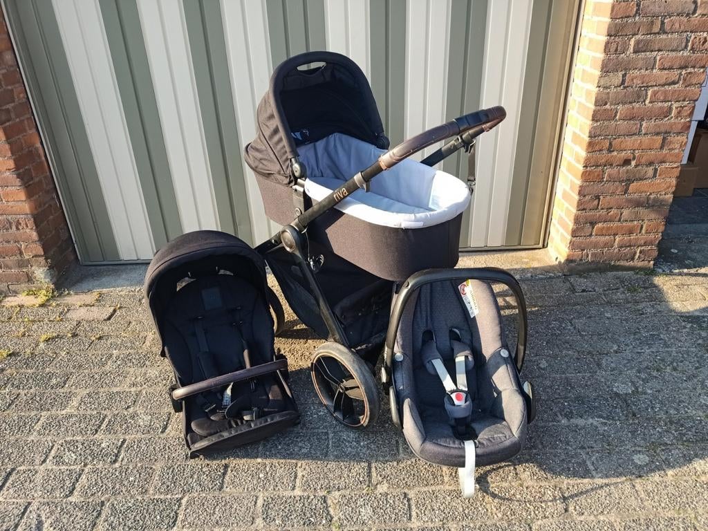 X Adventure Riva kinderwagen, Kinderen en Baby's, Kinderwagens en Combinaties, Gebruikt, Combiwagen, Verstelbare duwstang, Ophalen