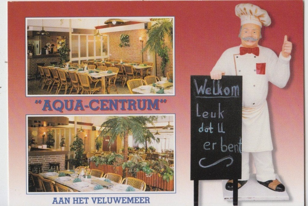 Biddinghuizen Aqua-Centum Restaurant Interieur Kok Ongelopen, Verzenden, 1980 tot heden, Gelopen, Flevoland