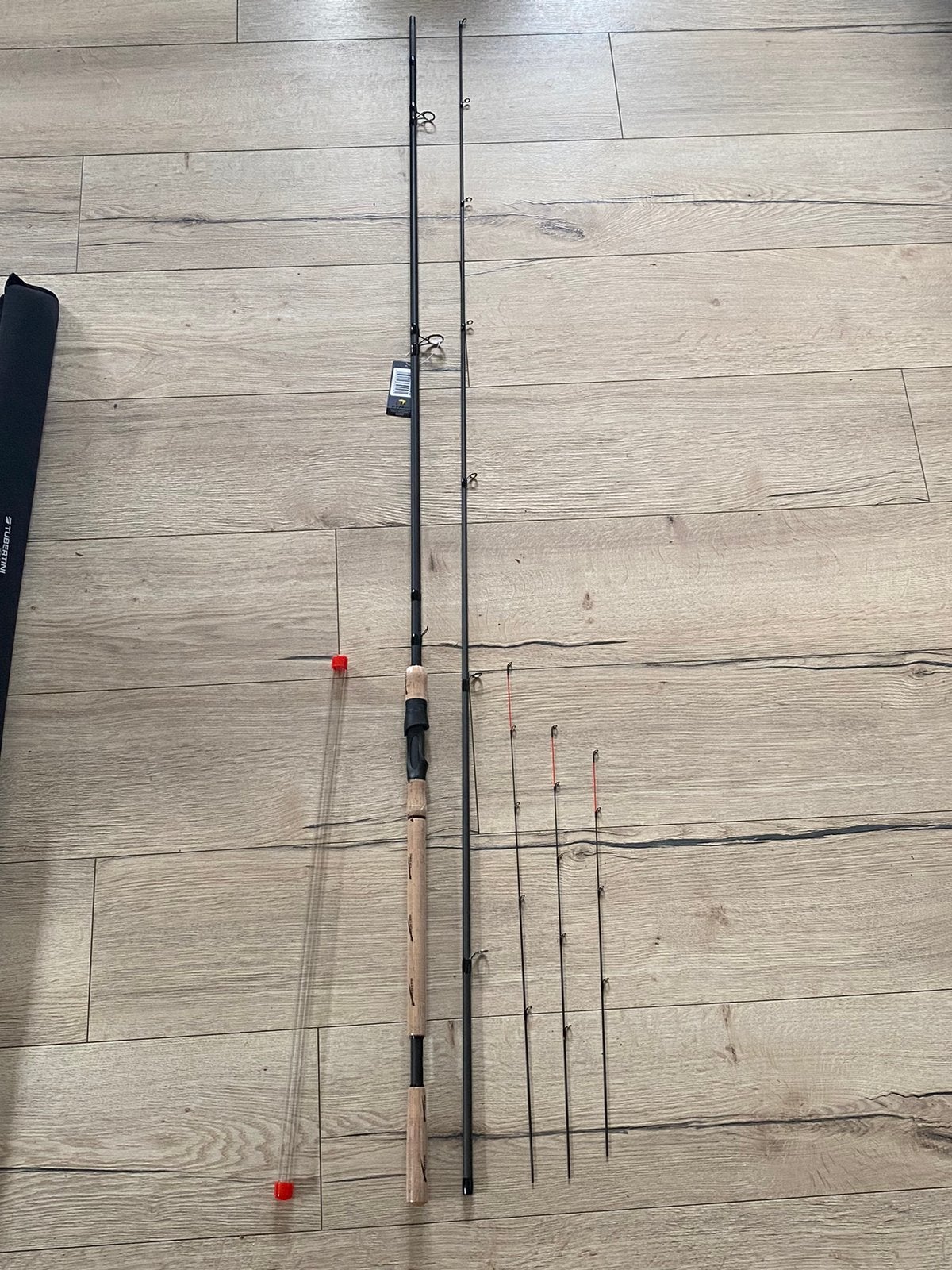 2x Tubertini steel carp FTM 3.60 feeder, Watersport en Boten, Hengelsport | Algemeen, Ophalen of Verzenden, Nieuw, Werphengel