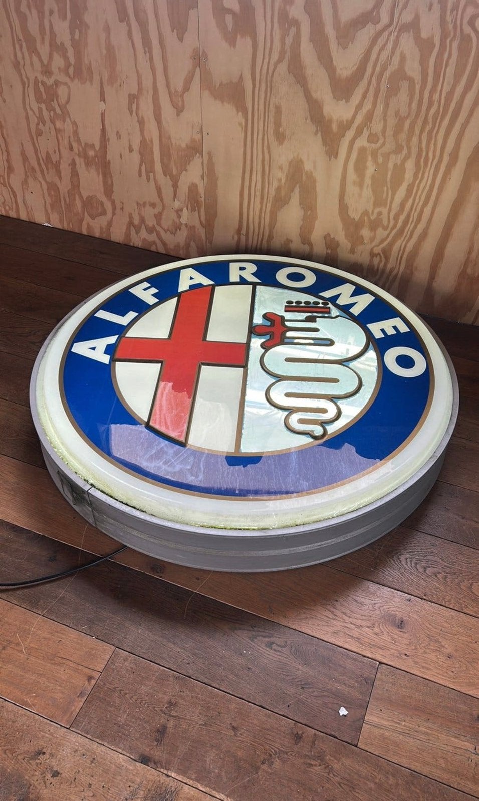 Originele lichtbak Alfa Romeo, Ophalen of Verzenden, Zo goed als nieuw, Lichtbak of (neon) lamp