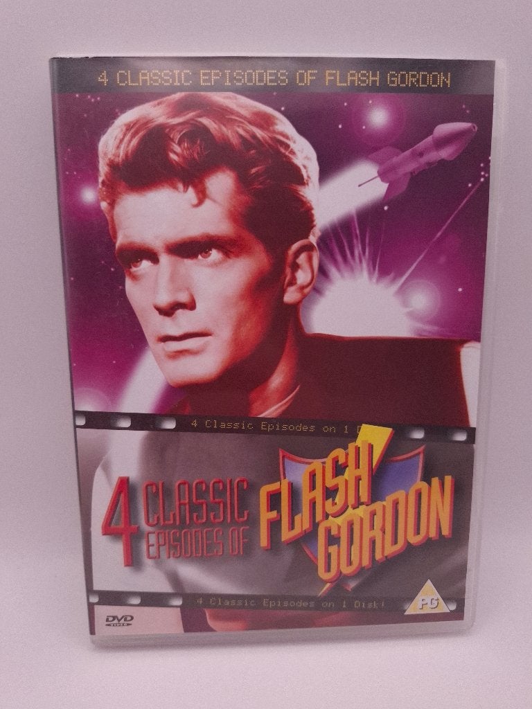 flash gordon 4 classic episodes dvd, Vanaf 9 jaar, Ophalen of Verzenden, Zo goed als nieuw, 1940 tot 1960