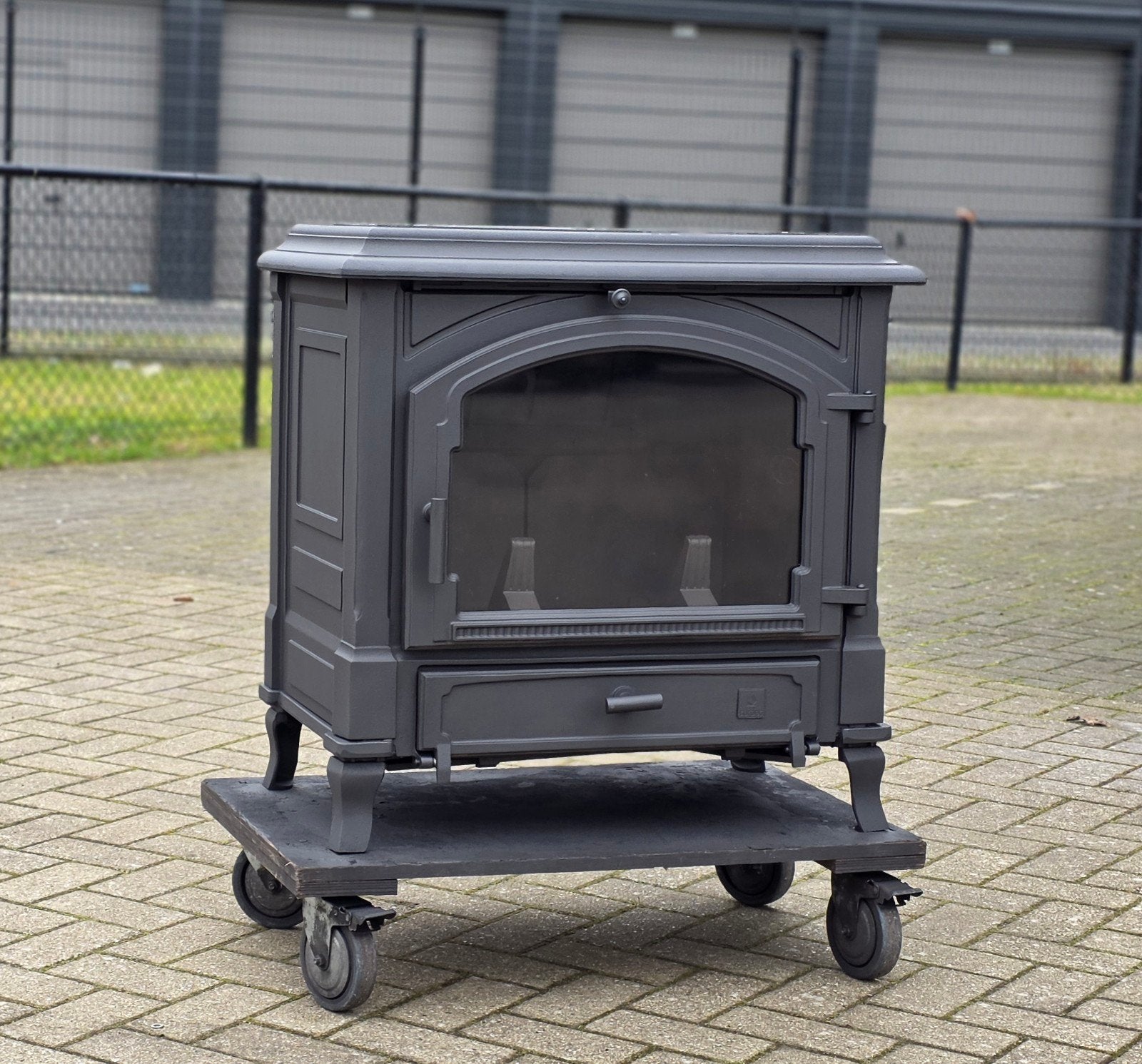 Houtkachel Efel Harmony 3, Huis en Inrichting, Houtkachel, Ophalen of Verzenden, Zo goed als nieuw, Vrijstaand