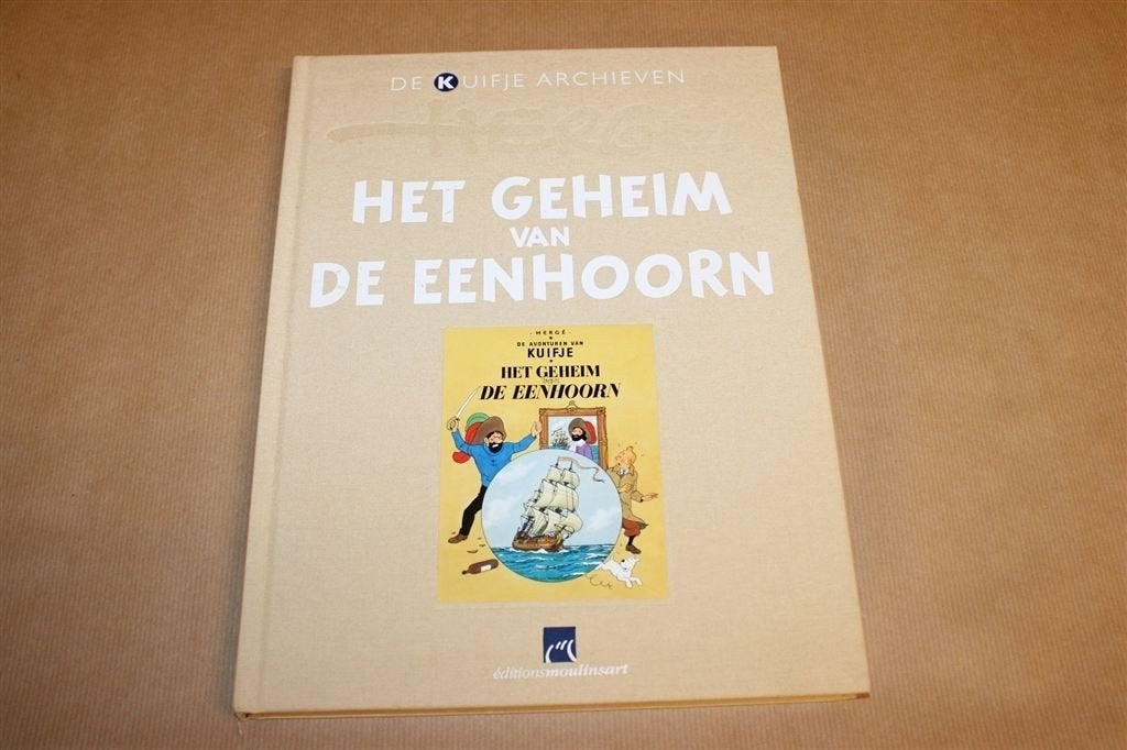 Het Geheim van de Eenhoorn HC — Kuifje Archieven — Hergé, Eén stripboek, Ophalen of Verzenden, Zo goed als nieuw