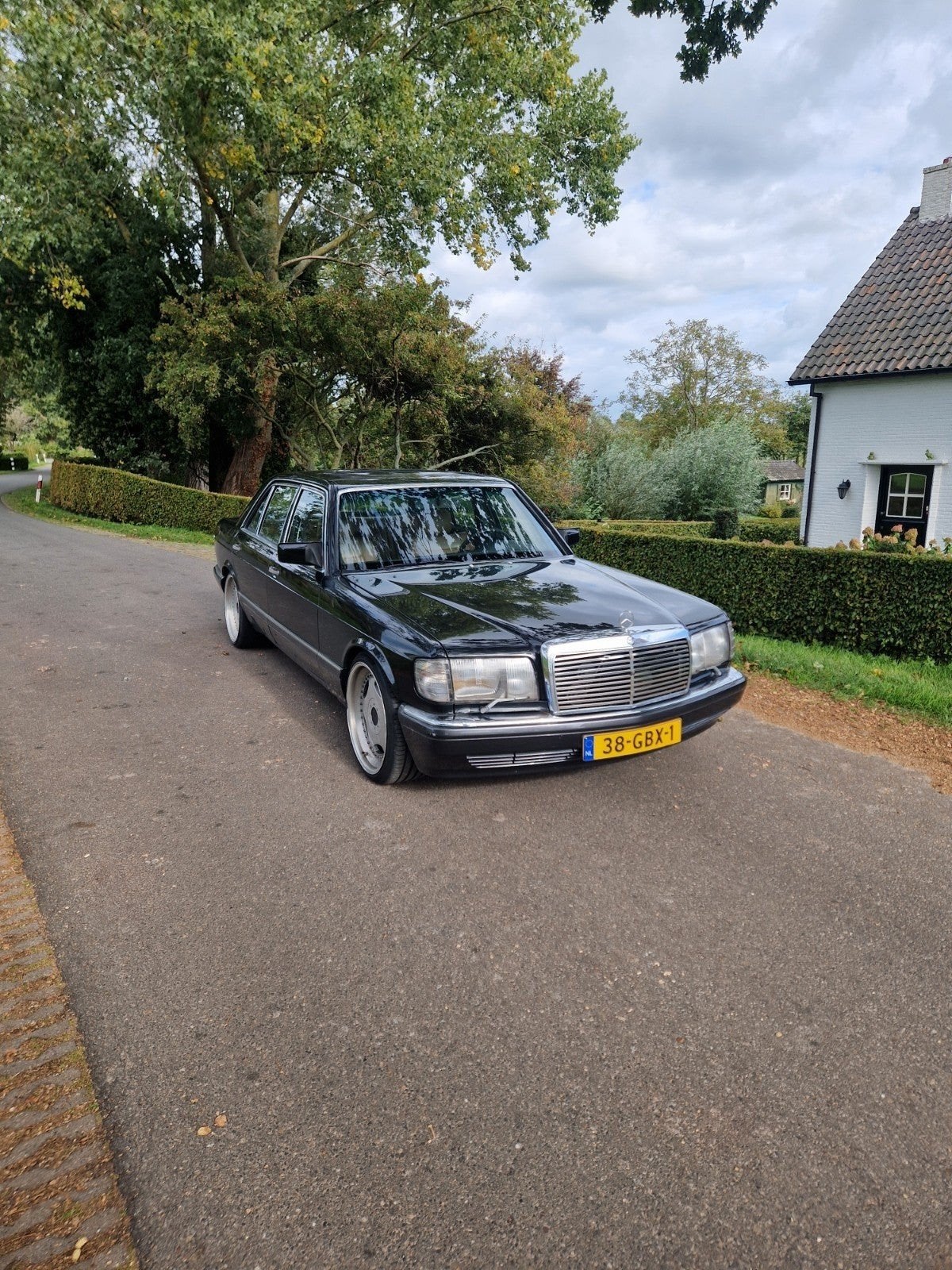Mercedes-Benz S-Klasse 5.0 500 SEL AUT 1983 Zwart LORINSER, Auto's, Automaat, Achterwielaandrijving, 4973 cc, Zwart