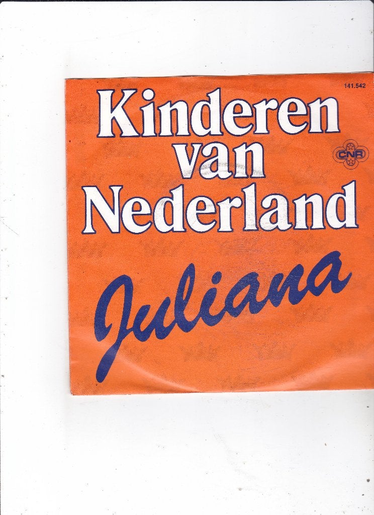 Single Kinderen van Nederland - Juliana, Cd's en Dvd's, Ophalen of Verzenden, Gebruikt, 7 inch, Nederlandstalig