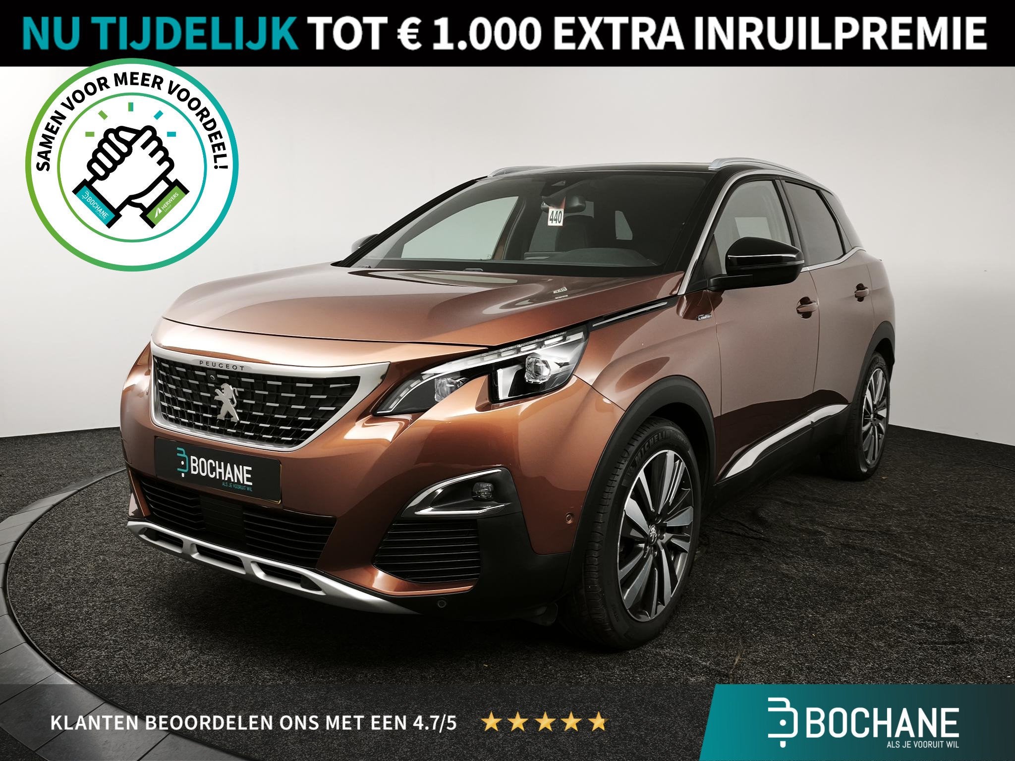 Peugeot 3008 1.6 e-THP GT Line | Panoramadak | Apple CarPlay, Auto's, 4 cilinders, Leder en Stof, Origineel Nederlands, 165 pk
