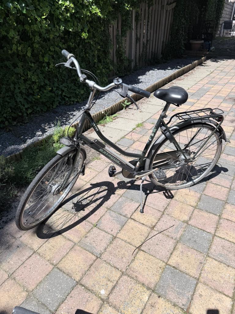 Oude gammele fiets, Ophalen, Gebruikt