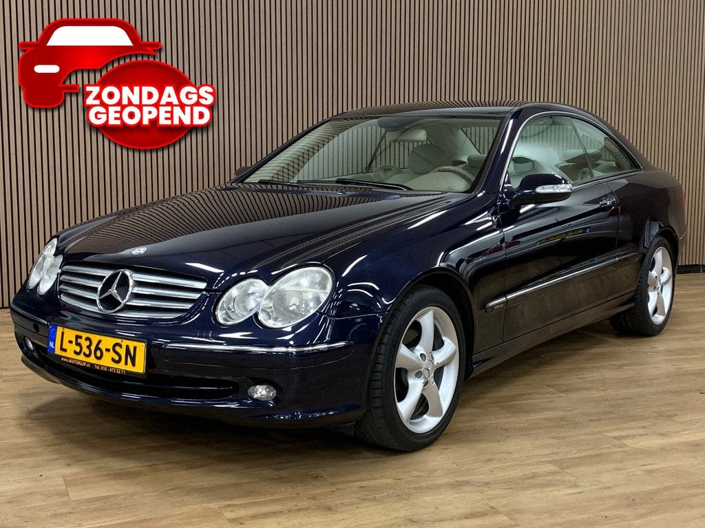 Mercedes-Benz MERCEDES CLK200 KOMP |Climate Control|, Achterwielaandrijving, Beige, 4 cilinders, 1796 cc