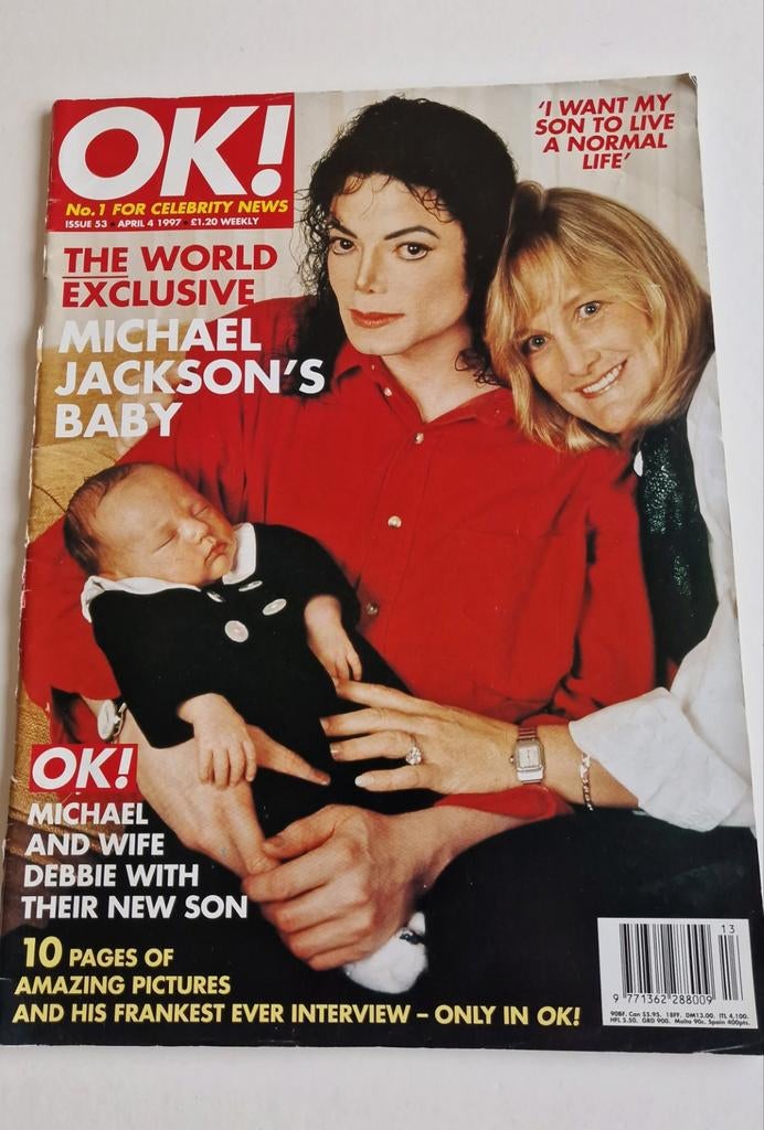 OK! Magazine Michael Jackson's Baby - April 1998, Ophalen of Verzenden