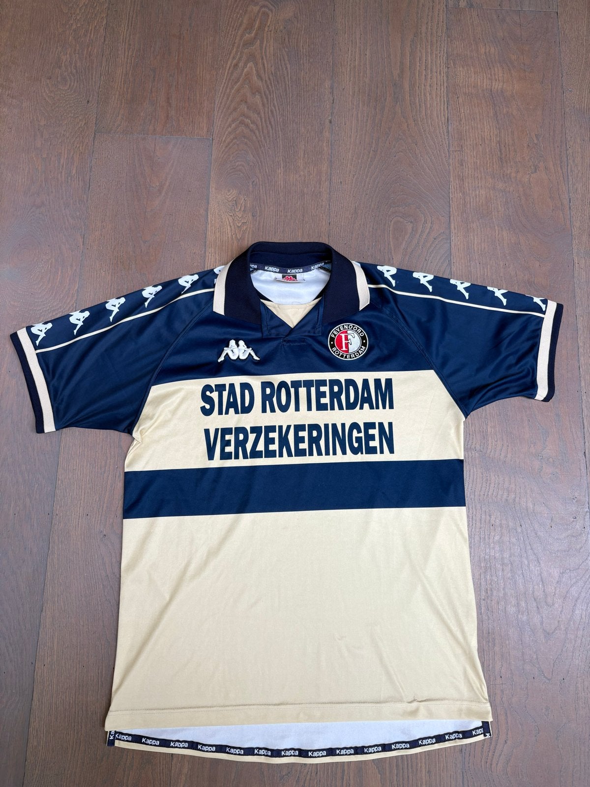 Feyenoord uit shirt 2000/01 - Maat XL, Kleding | Dames, Sportkleding, Ophalen of Verzenden, Zo goed als nieuw, Maat 46/48 (XL) of groter