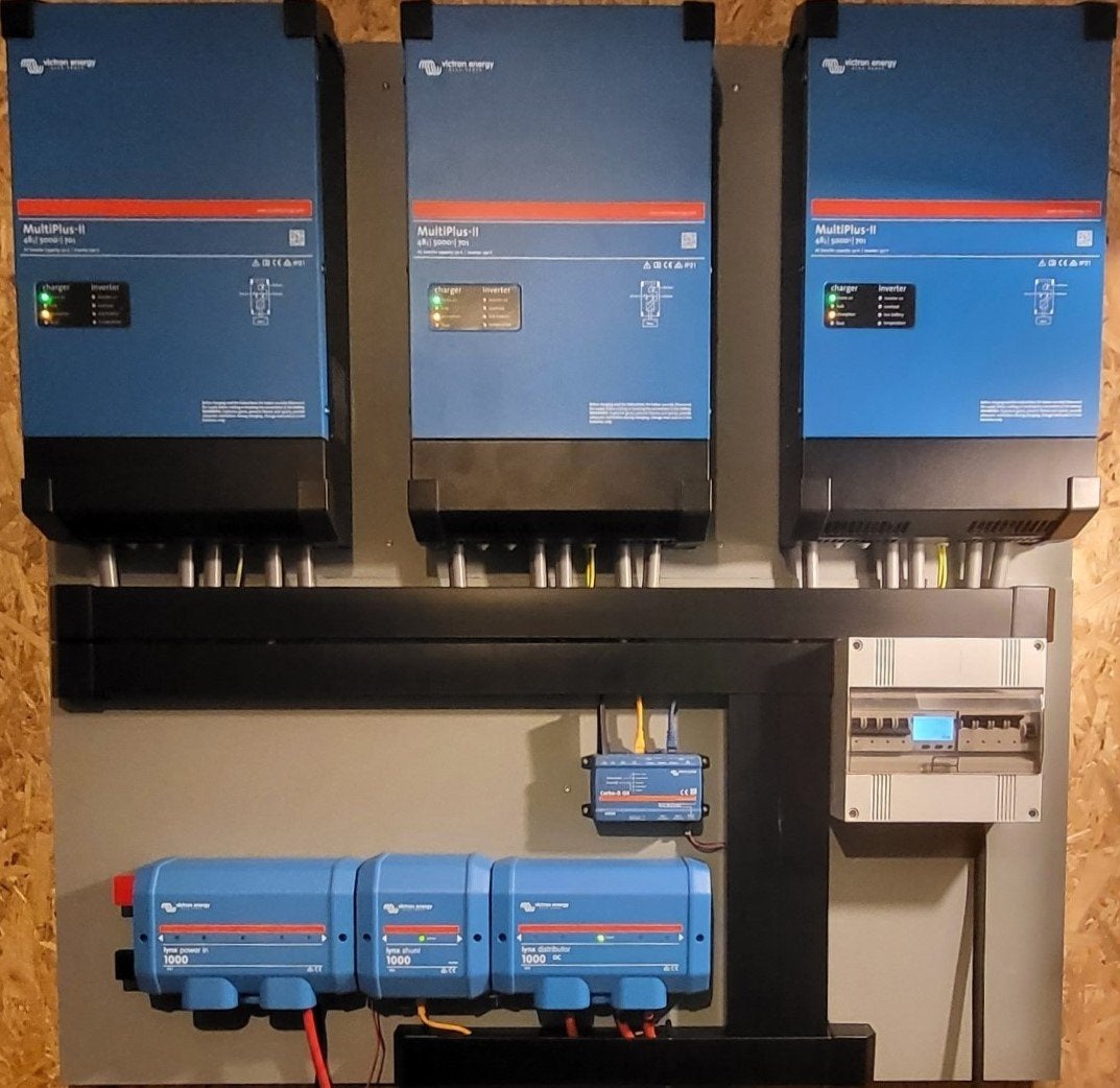 gezocht/gevraagd 3x victron multiplus II 48/6k5 of 48/5000, Ophalen, Zo goed als nieuw, Overige typen