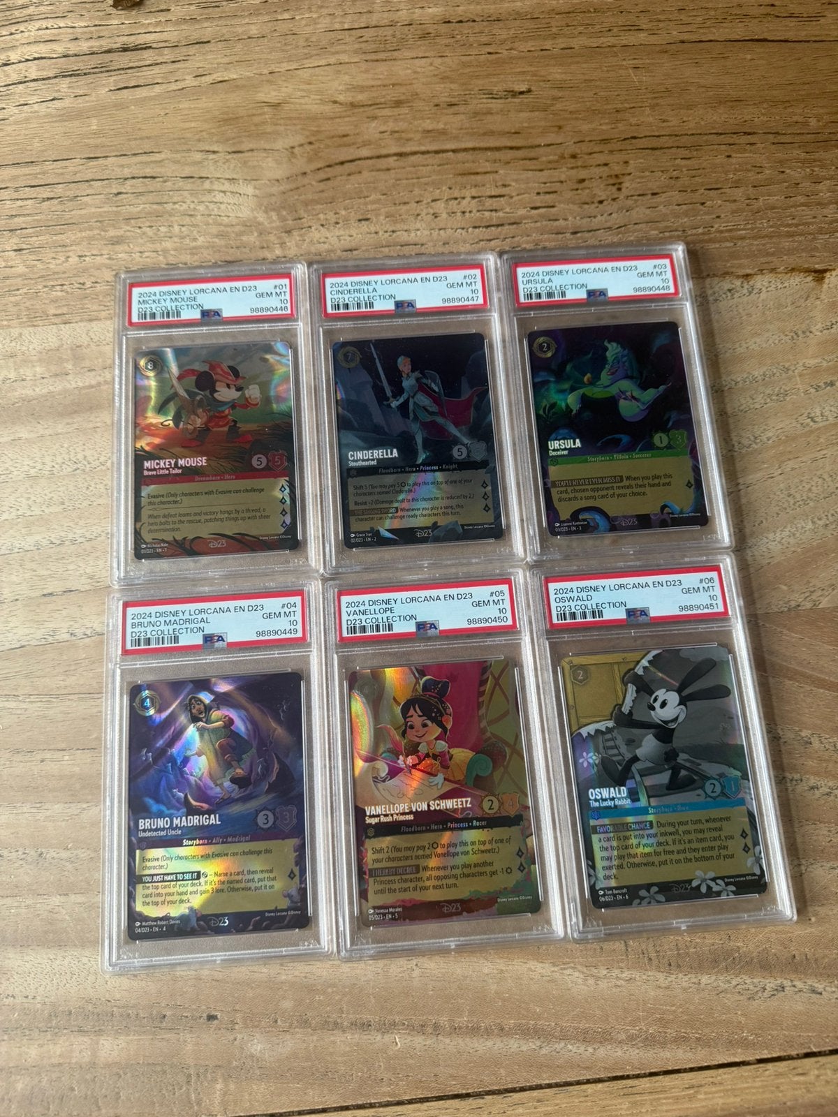 Disney Lorcana 2024 D23 set in PSA 10, Ophalen, Zo goed als nieuw