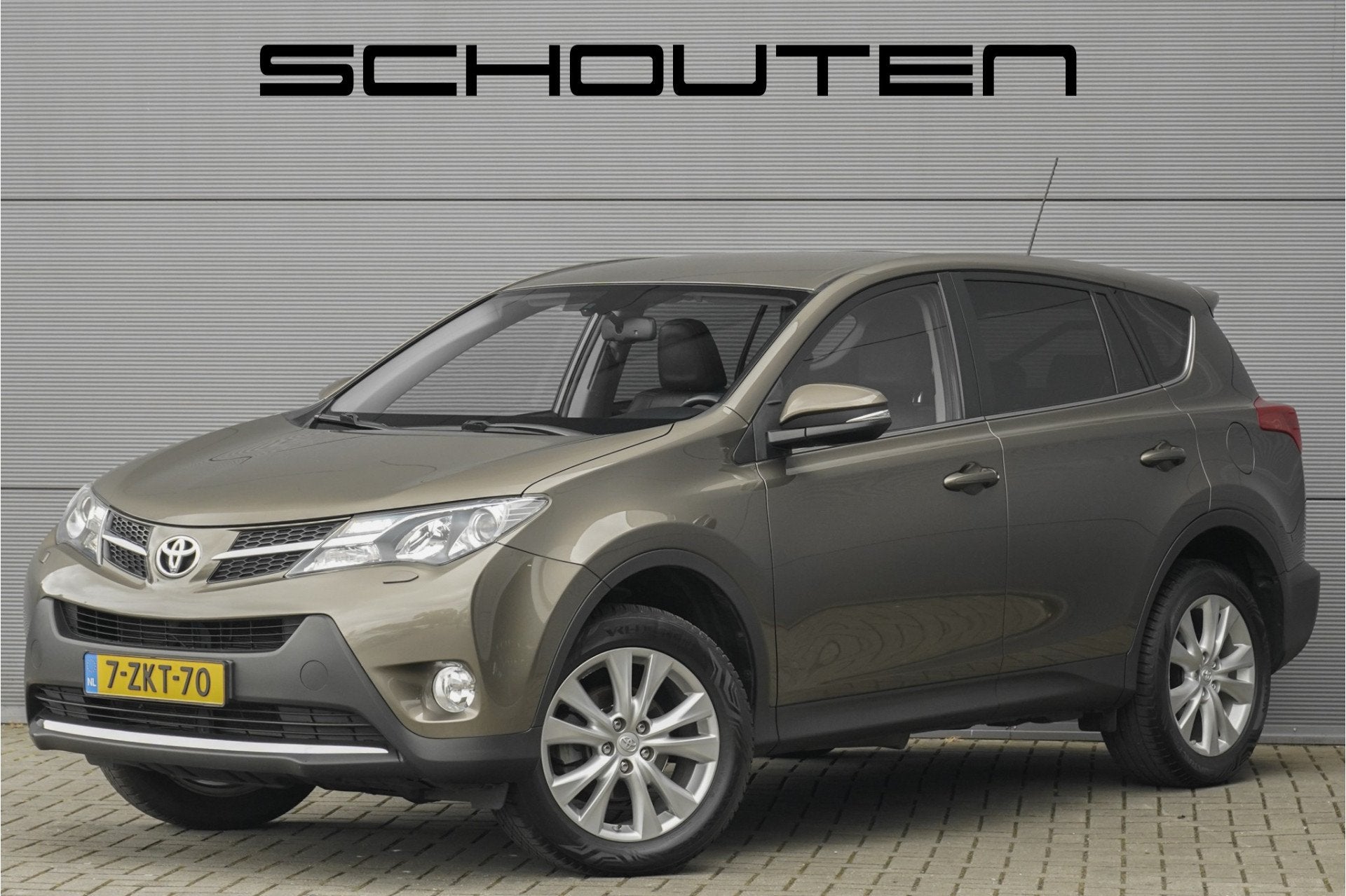 Toyota RAV4 2.0 Executive Business 4WD Leder JBL Navi Trekha, Auto's, Gebruikt, Zwart, Bedrijf, Vierwielaandrijving