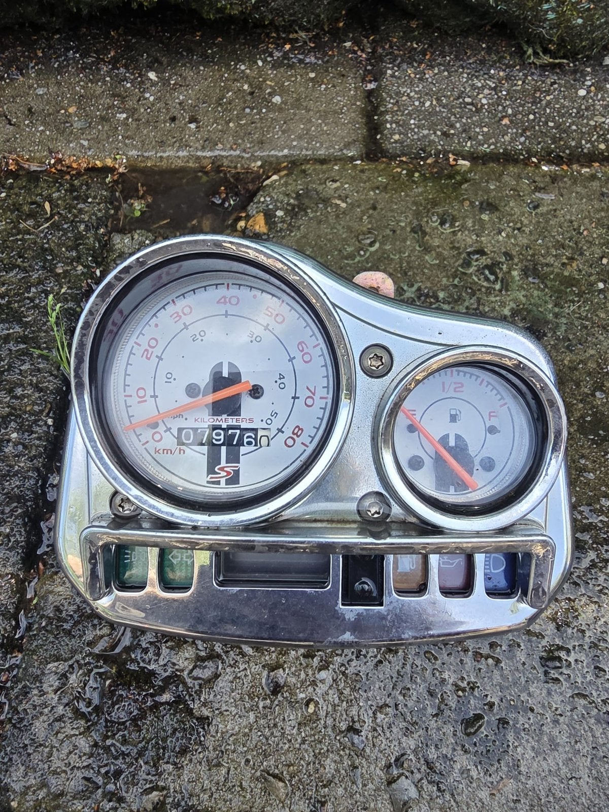 Piaggio vespa S kilometerteller 7000km, Ophalen
