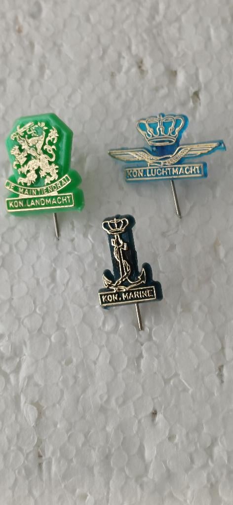 Landmacht, Luchtmacht en Marine, Ophalen of Verzenden, Landmacht, Nederland, Embleem of Badge