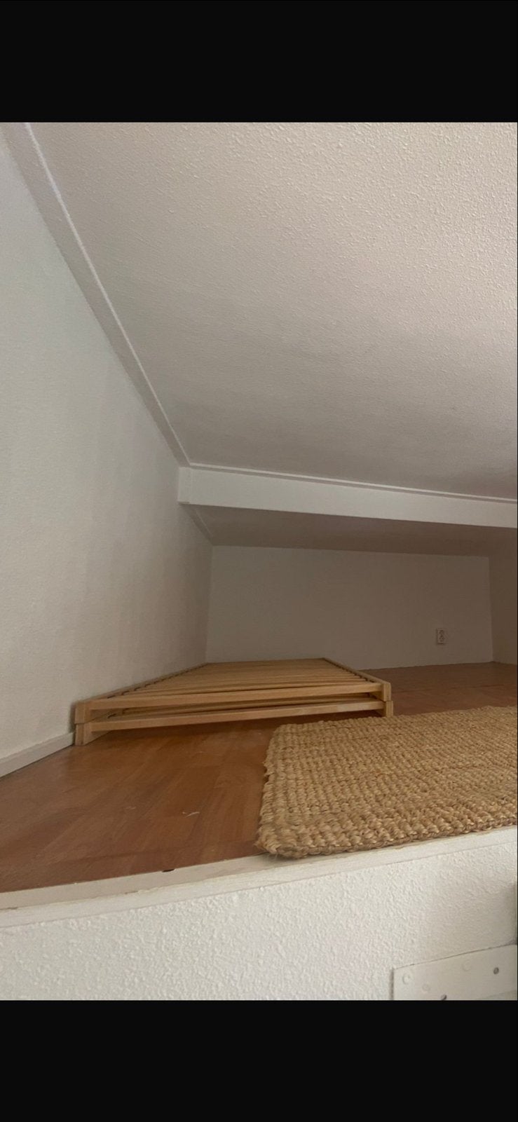 Houten lattenbodem voor bed (140x200), Ophalen, Gebruikt, Bruin, Tweepersoons