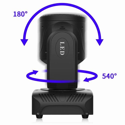 DJLicht 80W beam movinghead met 8 gobo's en 8 kleuren, Geluidgestuurd, ., Nieuw, Ophalen of Verzenden