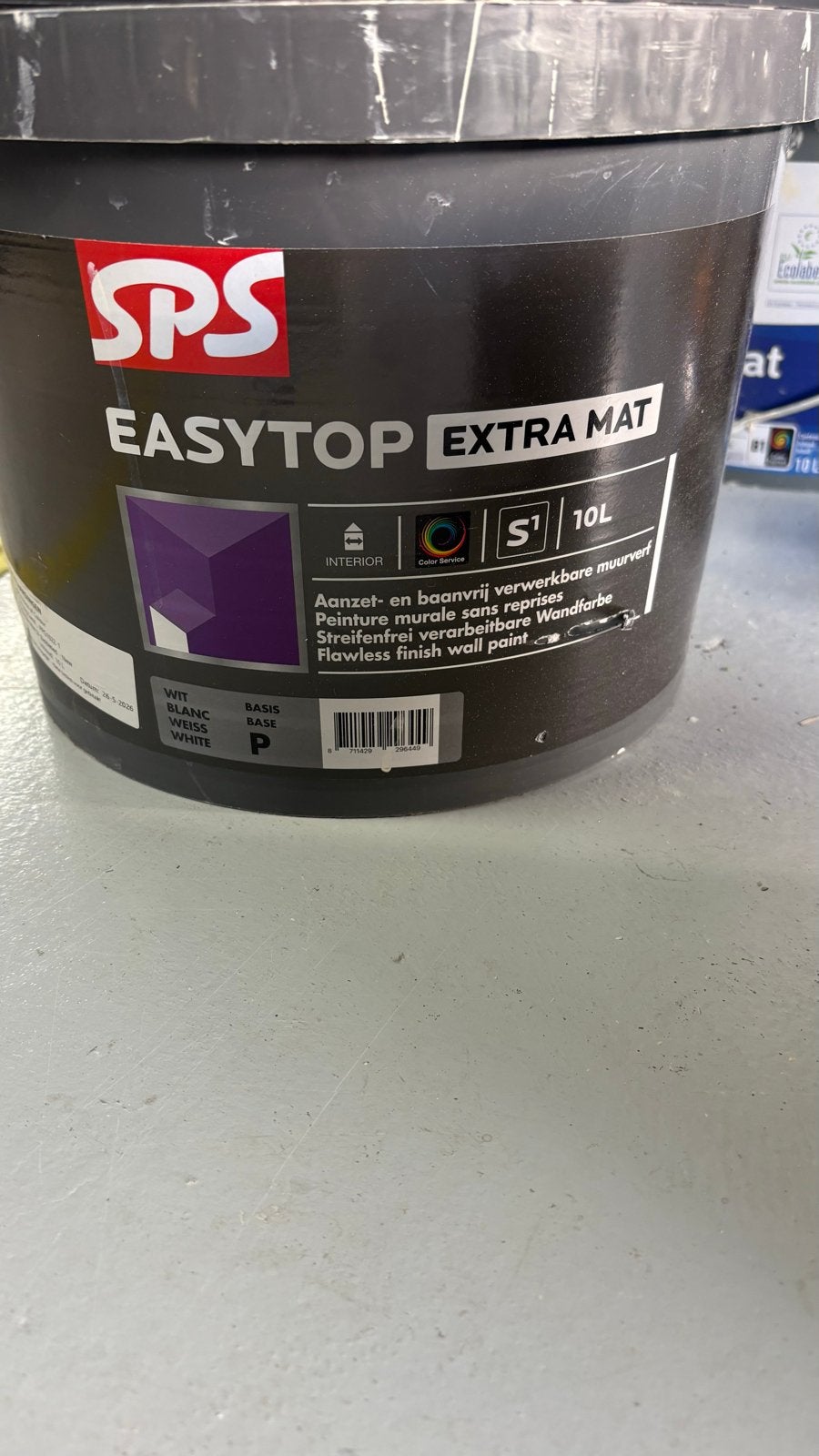 SPS EasyTop Extra Mat Muurverf 10L - Singing Sand, Overige kleuren, 5 tot 10 liter, Nieuw, Ophalen of Verzenden