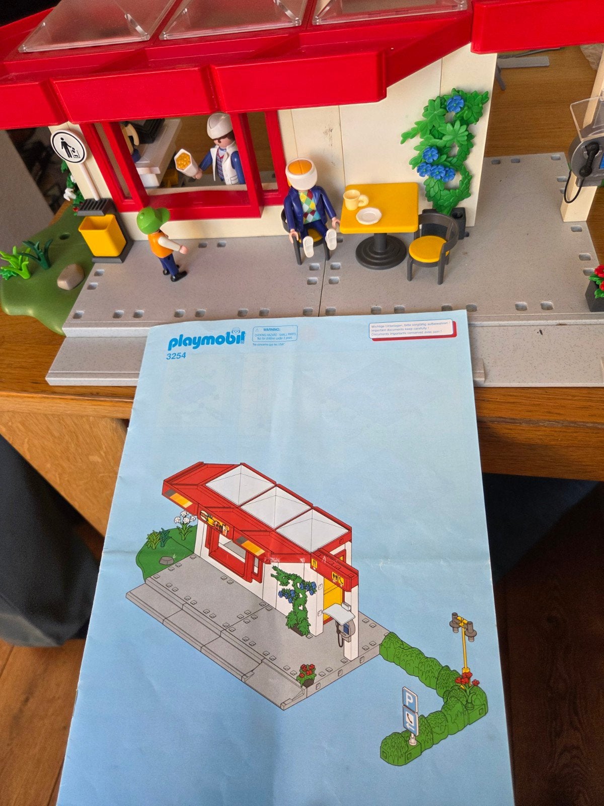 Playmobil Wegrestaurant – set 3254, Ophalen of Verzenden, Zo goed als nieuw, Complete set