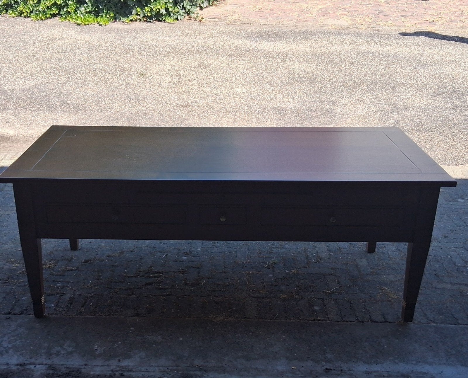 Massieve noten tafel, Ophalen, 50 – 75, Gebruikt, 100 tot 150 cm