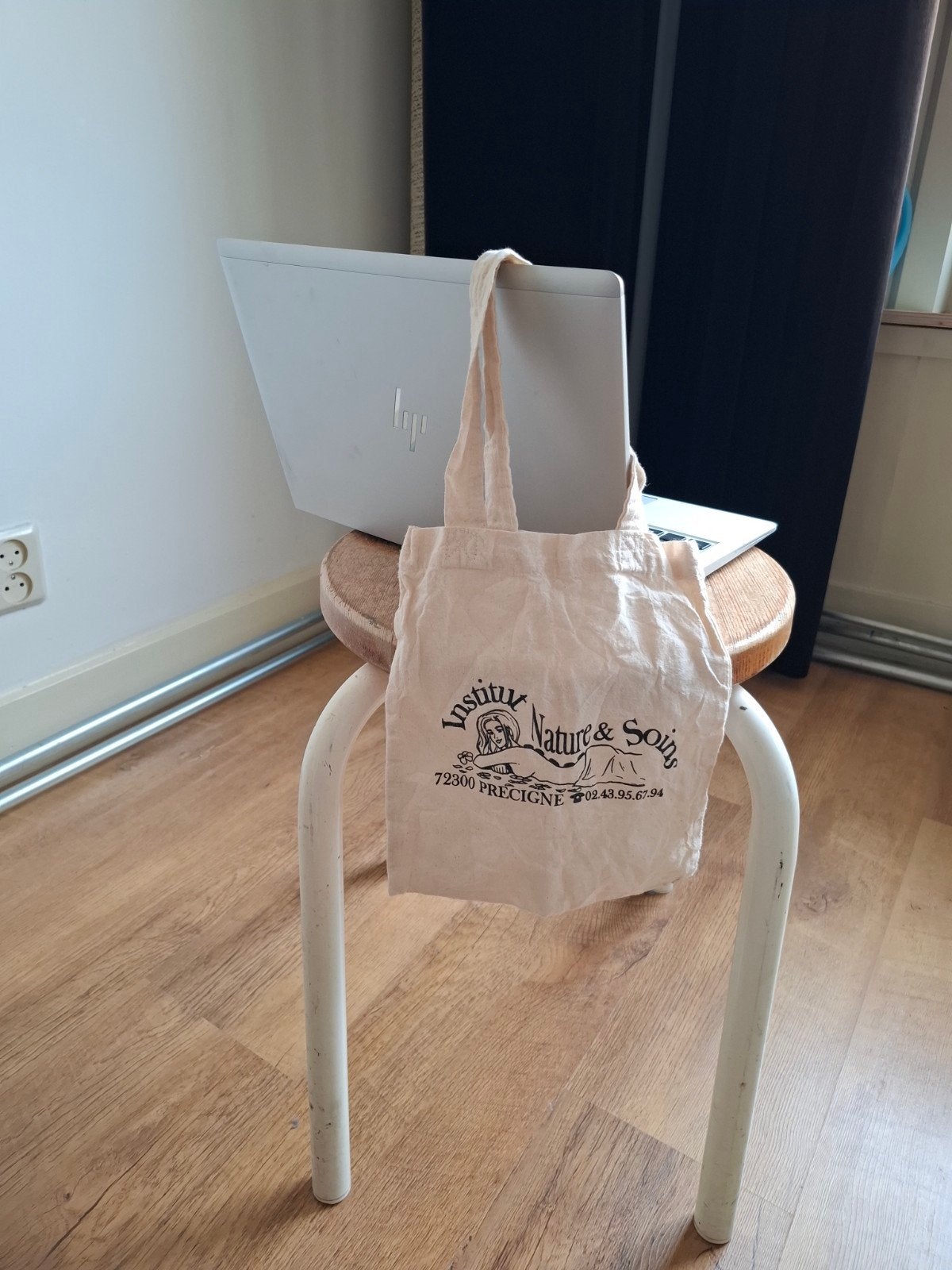 Small tote bag (ideal to pack a sandwich), Ophalen of Verzenden, Gebruikt, Beige, Shopper