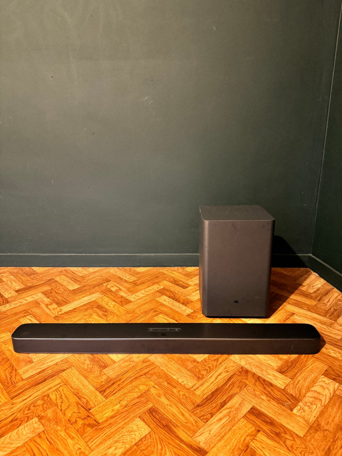 JBL Soundbar met draadloze subwoofer, Ophalen of Verzenden, Bluetooth, Zo goed als nieuw