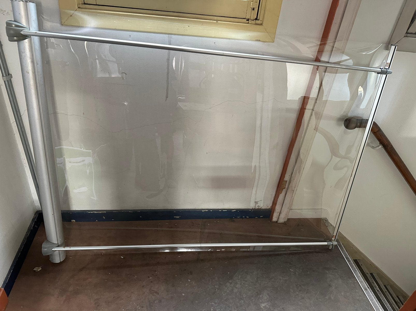 Windscherm doorzichting terras, Ophalen of Verzenden, Gebruikt