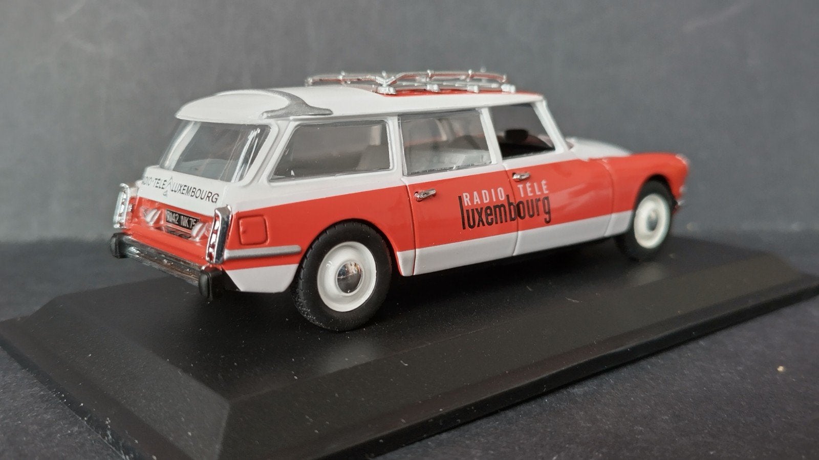 Citroen id Break Radio Tele Luxemburg. 1963 1:43 Norev Pol, Auto, ., Nieuw, Norev