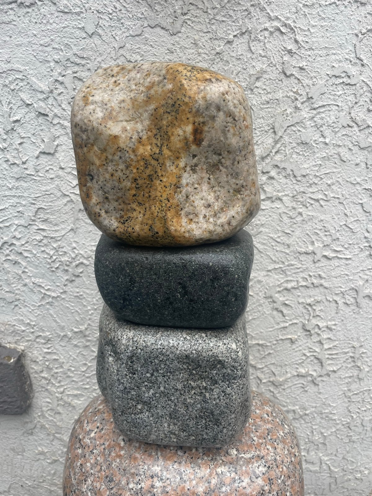 Decoratieve stapelstenen voor tuin of interieur, Ophalen, Zo goed als nieuw, Steen, Abstract beeld