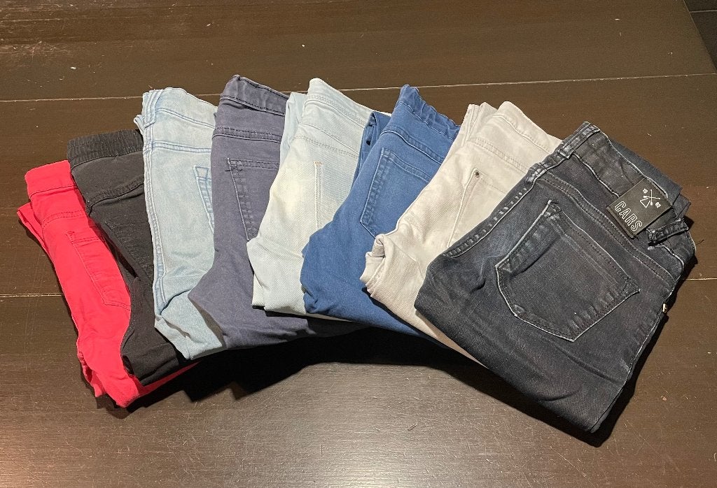 Jeans broeken meisje maat 152, Kinderen en Baby's, Broek, Meisje, Zo goed als nieuw, Diverse merken