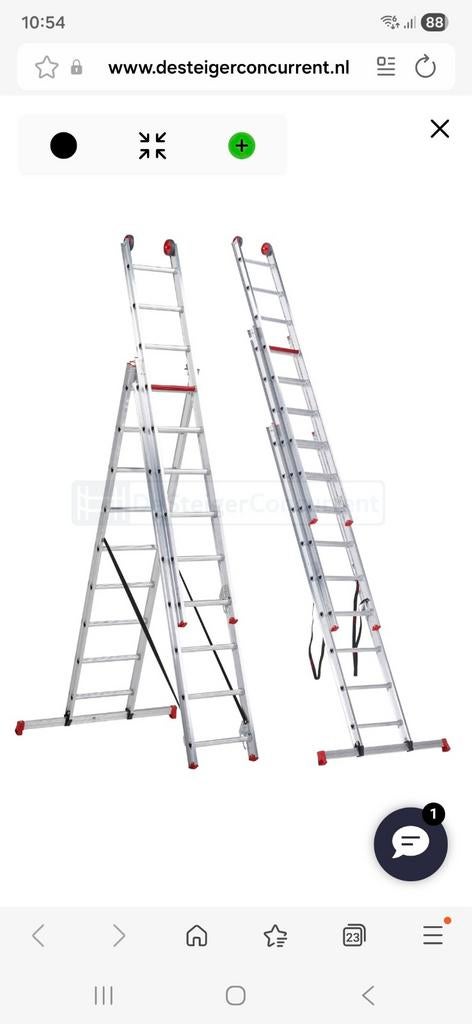 Altrex, Doe-het-zelf en Verbouw, Ladders en Trappen, Ophalen, Zo goed als nieuw, Minder dan 2 meter