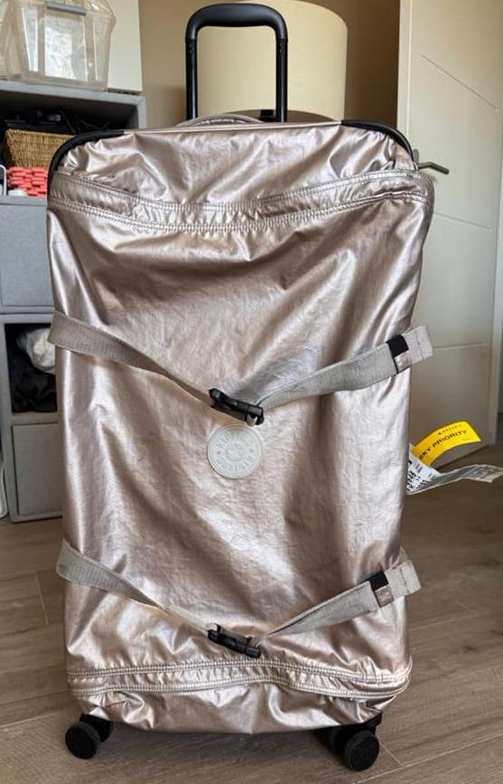Kipling reiskoffer met wieltjes, Overige materialen, Zo goed als nieuw, 35 tot 45 cm, Wieltjes