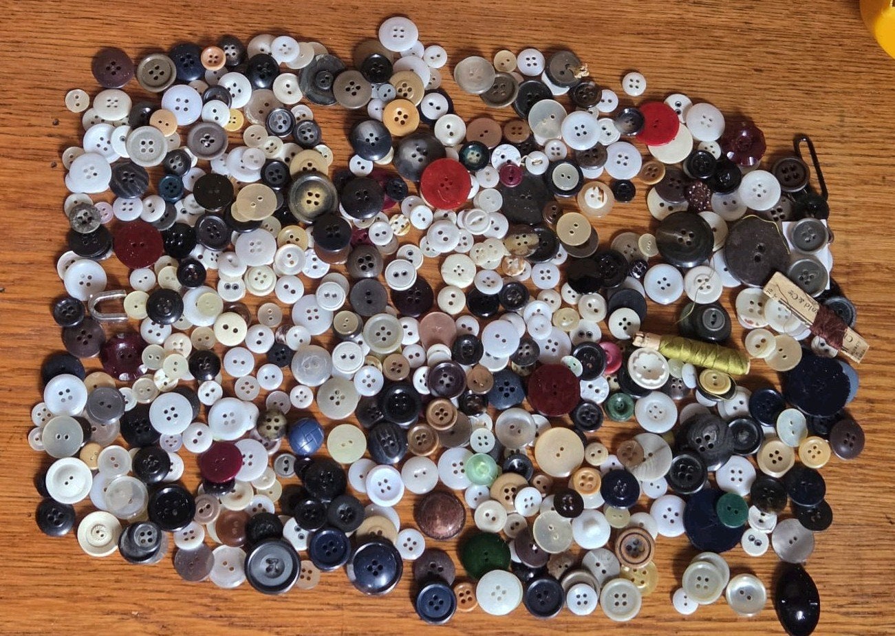 Partij retro vintage knopen knoopjes !, Ophalen of Verzenden, Knoop of Knopen