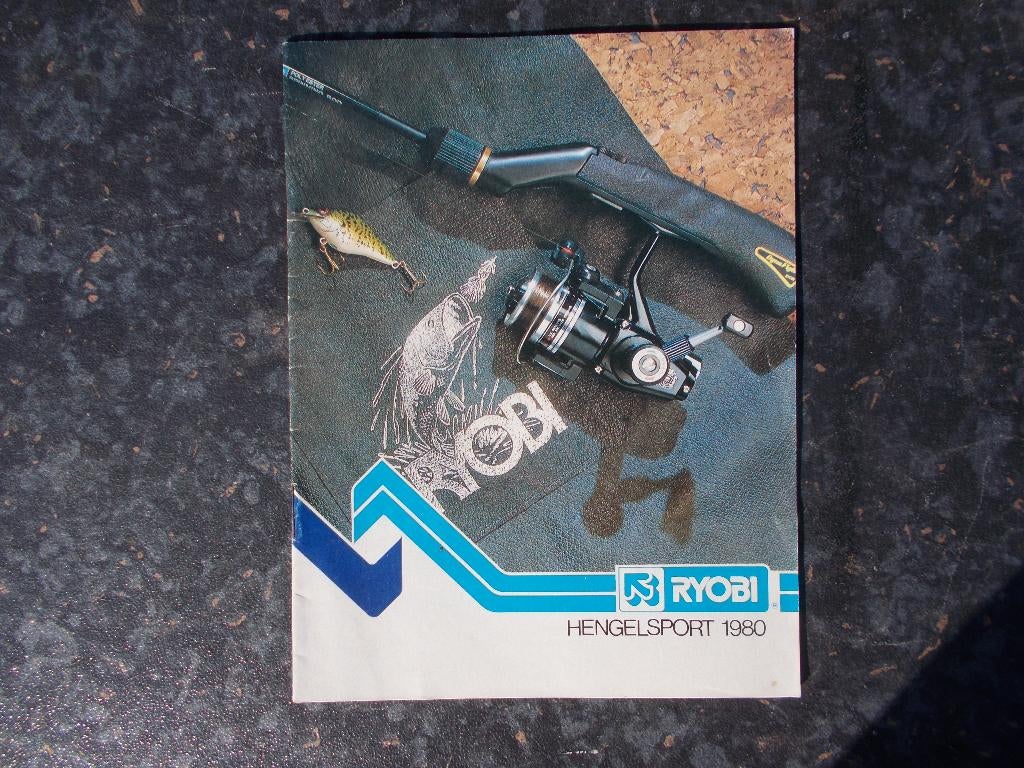 RYOBI hengelsport catalogus 1980, Ophalen of Verzenden, Zo goed als nieuw, Overige typen