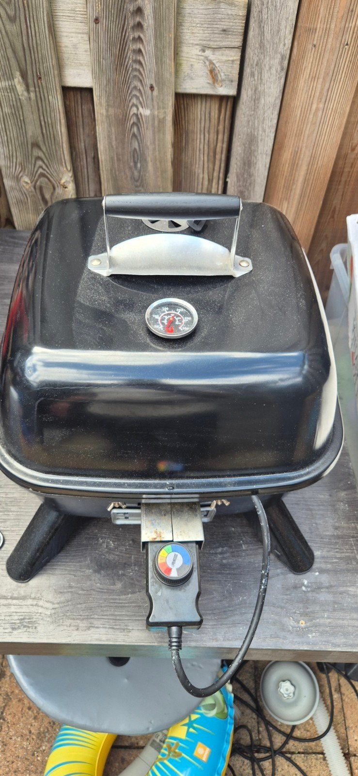 Compacte elektrische barbecue met temperatuurmeter, Ophalen, Gebruikt, Princess