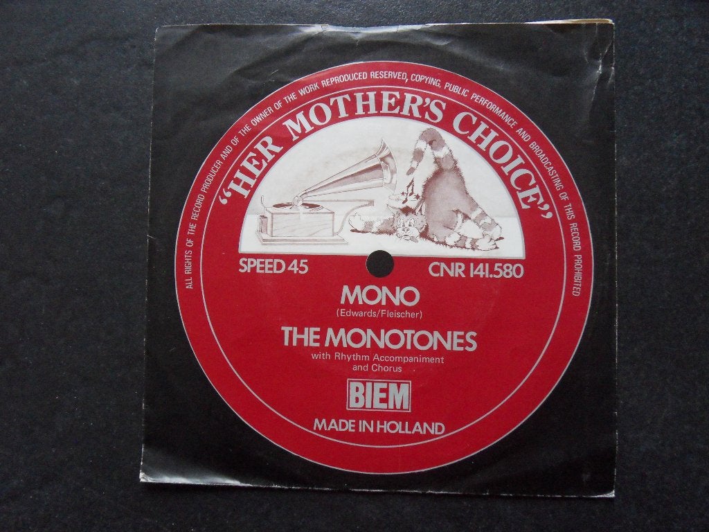 The Monotones - Mono, Ophalen of Verzenden, Gebruikt, Pop