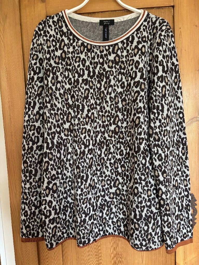 Marccain trui dierenprint N4, Maat 38/40 (M), Overige kleuren, Verzenden, Gedragen