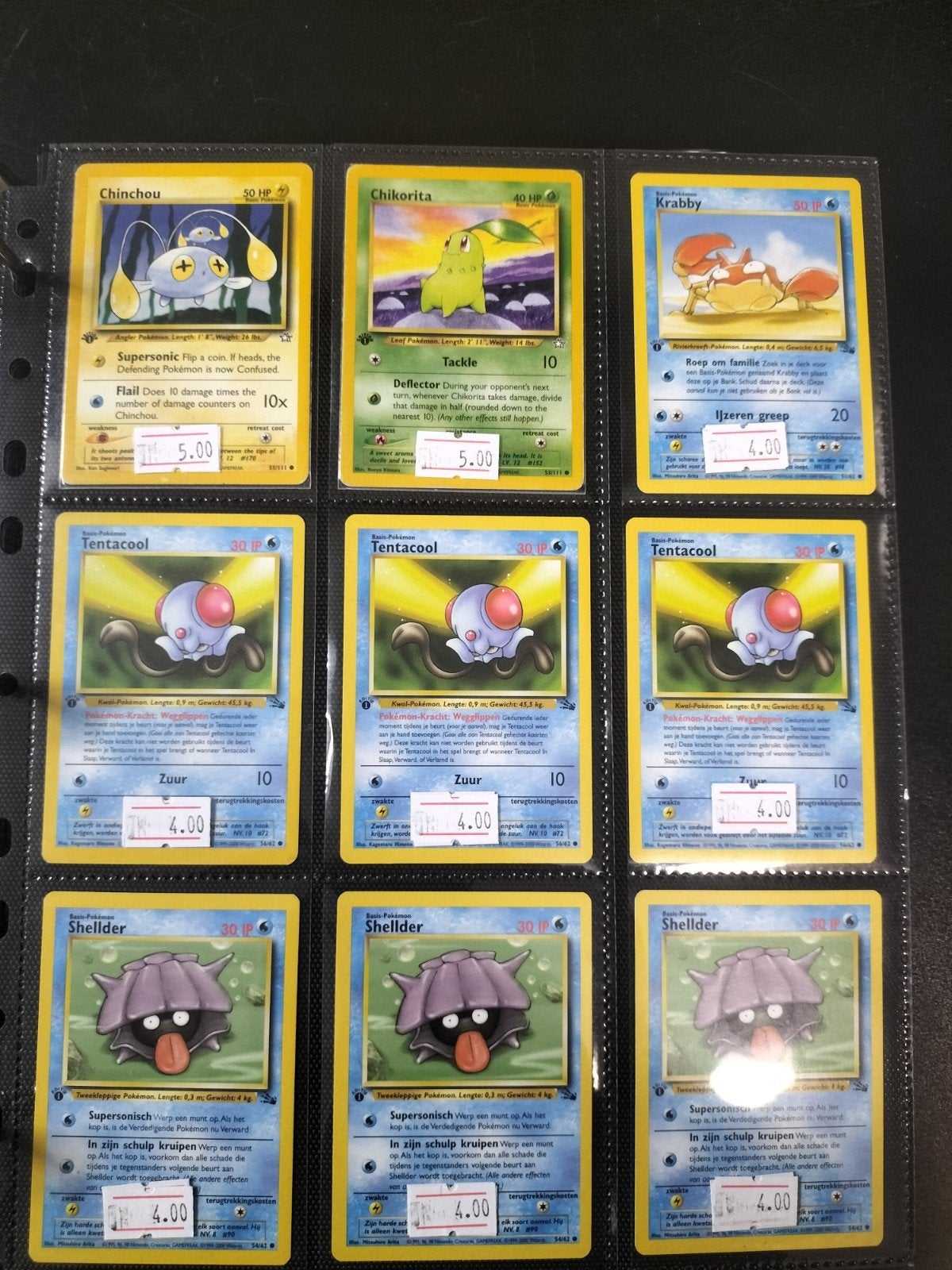 Pokémon First Edition Kaarten - Diverse Zeldzame Exemplaren, Ophalen of Verzenden