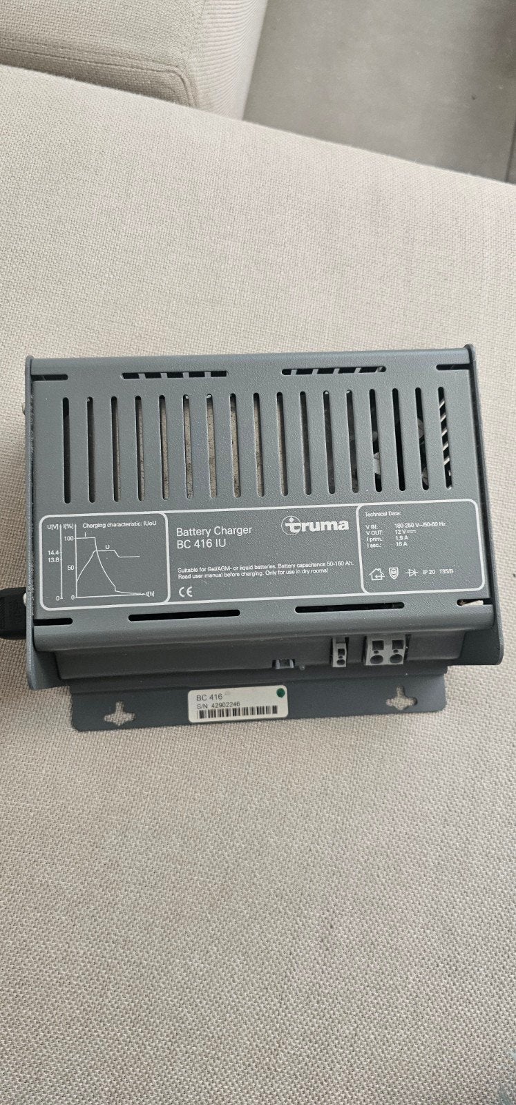 Truma BC 416 IU Acculader voor Camper/Caravan, Ophalen of Verzenden, Gebruikt
