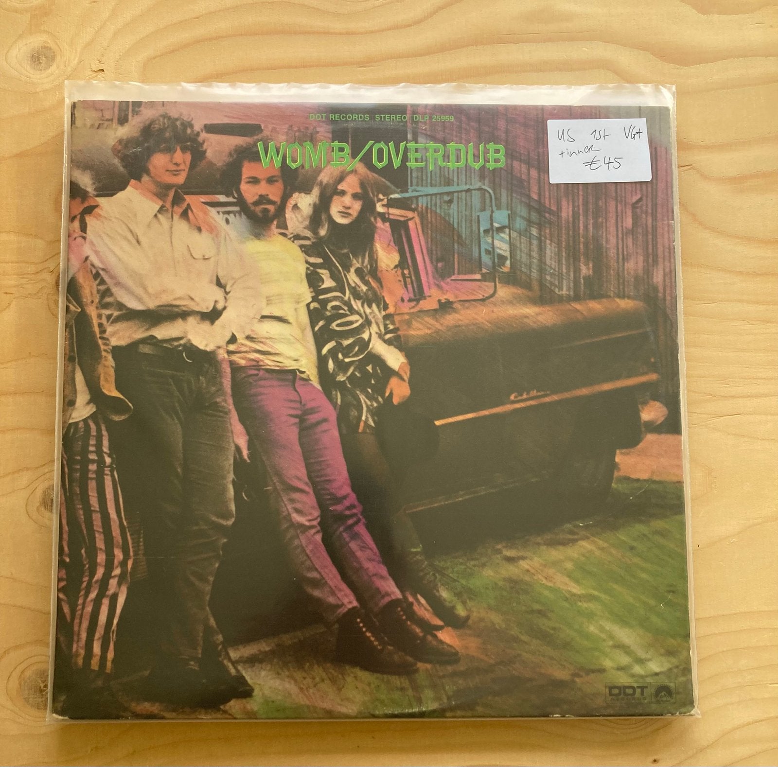 Womb - Overdub US 1st Press Psych Rock, Ophalen of Verzenden, Zo goed als nieuw, 12 inch