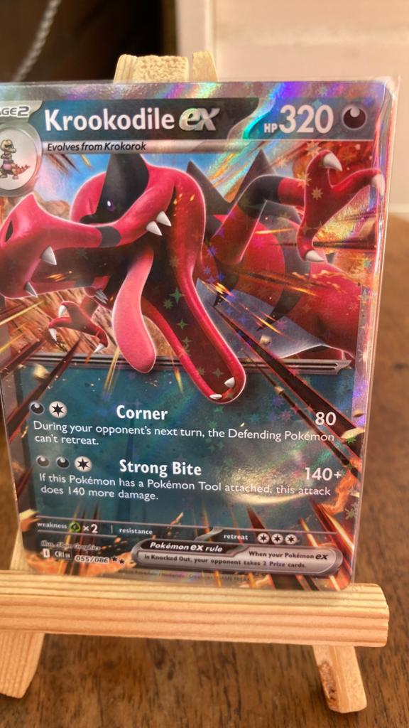 Pokemon Krookodile Ex 55/86 Chaos Rising 3,00 euro, Ophalen of Verzenden, Zo goed als nieuw