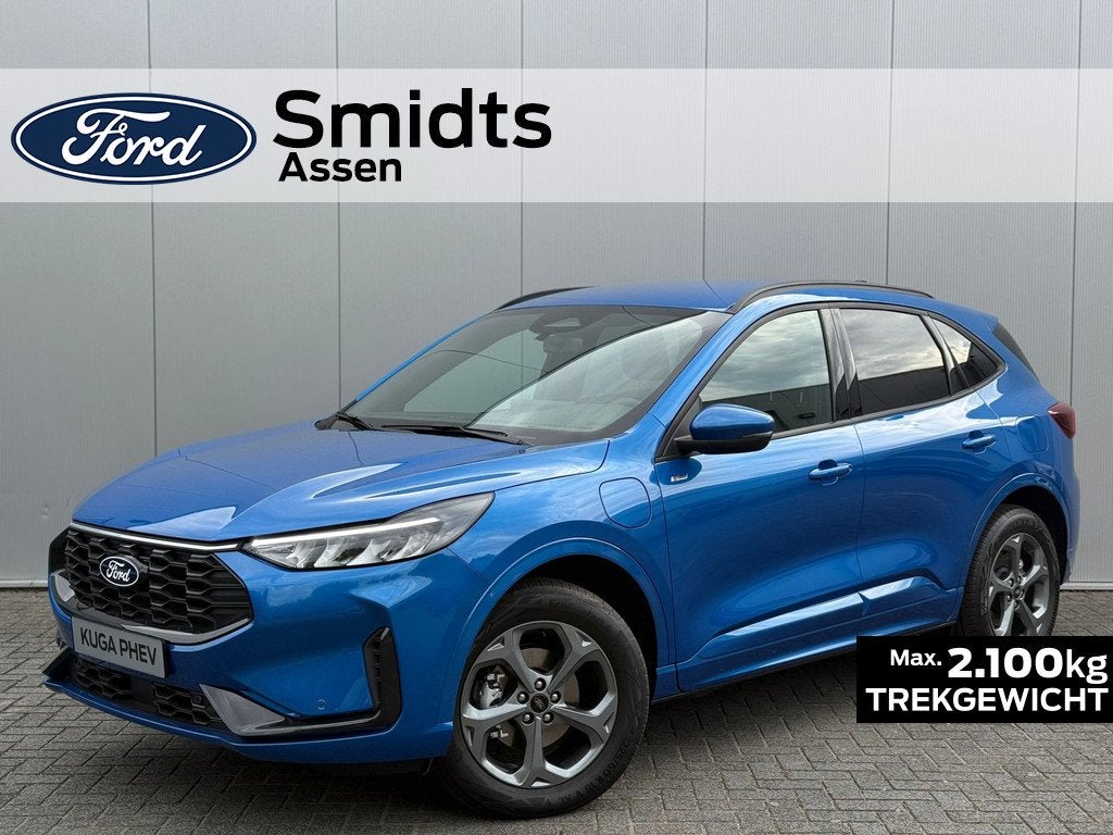 Ford Kuga 2.5 PHEV ST-Line | Winter Pack | LED | Camera + Pa, Auto's, Ford, 14 kWh, Adaptive Cruise Control, Zwart, 4 cilinders